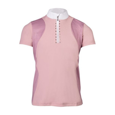Polo da concorso HKM Glam bambino Rosa antico