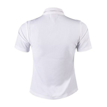 Polo da concorso HKM Amy donna Bianco
