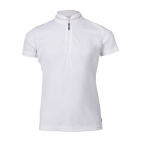 Polo da concorso HKM Amy bambino Bianco