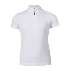 Polo da concorso HKM Amy bambino Bianco