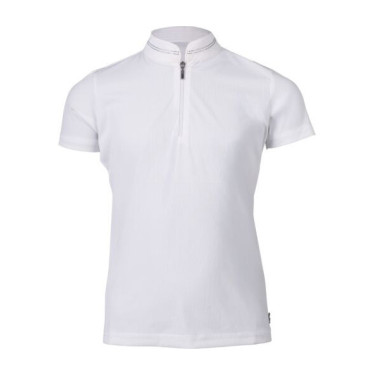 Polo da concorso HKM Amy bambino Bianco
