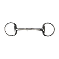 Morso equitazione oliva doppia rottura HKM 16 mm Morso equitazione oliva doppia rottura HKM 16 mm