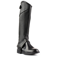 Mini-chaps in pelle per bambini Horze Nero Mini-chaps in pelle per bambini Horze Nero