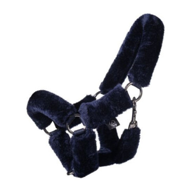Capezzina HKM con pelliccia sintetica Hobby Horse Blu