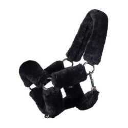 Capezzina HKM con pelliccia sintetica Hobby Horse Nero Capezzina HKM con pelliccia sintetica Hobby Horse Nero