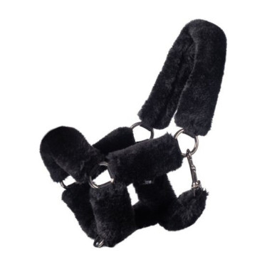 Capezzina HKM con pelliccia sintetica Hobby Horse Nero Capezzina HKM con pelliccia sintetica Hobby Horse Nero