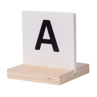 Lettera da dressage HKM Hobby Horse Nero / bianco