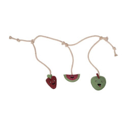 Giocattolo per cavalli HKM Fruits Carioesione Beige