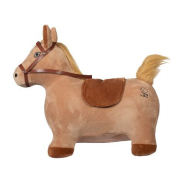 Cavallo saltatore HKM bambino Marrone chiaro