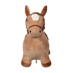 Cavallo saltatore HKM bambino Marrone chiaro