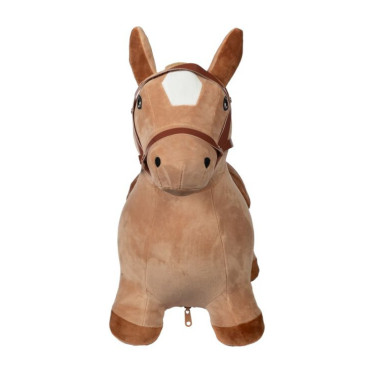 Cavallo saltatore HKM bambino Marrone chiaro