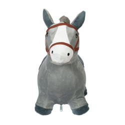 Cavallo saltatore HKM bambino Grigio