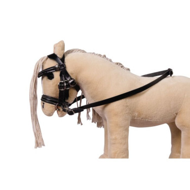 Briglia HKM Cuddle Horse Nero