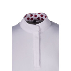 Maglia da gara Hunter Kids a maniche lunghe HKM Bianco Maglia da gara Hunter Kids a maniche lunghe HKM Bianco