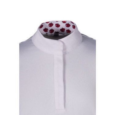 Maglia da gara Hunter Kids a maniche lunghe HKM Bianco Maglia da gara Hunter Kids a maniche lunghe HKM Bianco
