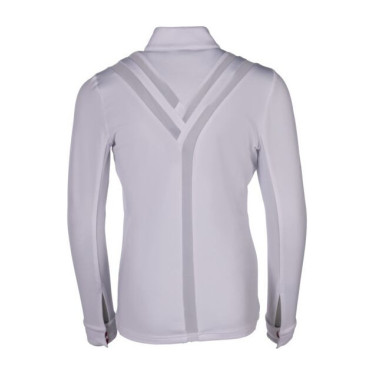 Maglia da gara Hunter Kids a maniche lunghe HKM Bianco Maglia da gara Hunter Kids a maniche lunghe HKM Bianco