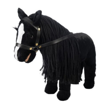 Peluche Cuddle Horse HKM Nero