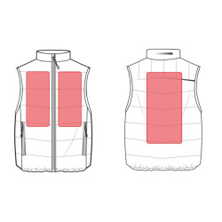 Gilet riscaldato per bambini Cuddle Style senza batteria HKM Nero