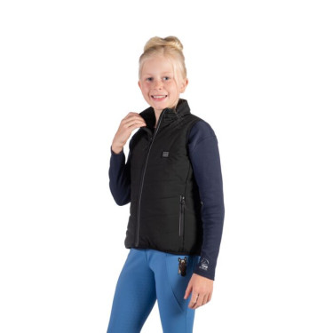 Gilet riscaldato per bambini Cuddle Style HKM Nero