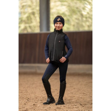 Gilet riscaldato per bambini Cuddle Style HKM Nero