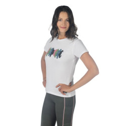 Maglietta HKM Mirror Bianco Maglietta HKM Mirror Bianco