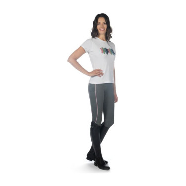 Maglietta HKM Mirror Bianco Maglietta HKM Mirror Bianco