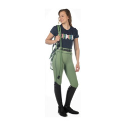 T-shirt equitazione HKM Mirror in cotone traspirante T-shirt equitazione HKM Mirror in cotone traspirante