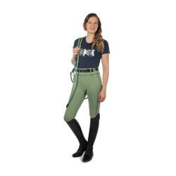 T-shirt equitazione HKM Mirror in cotone traspirante T-shirt equitazione HKM Mirror in cotone traspirante