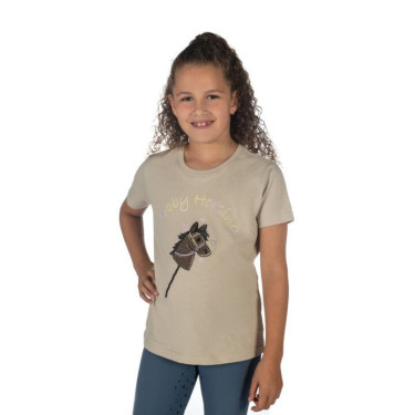 T-Shirt HKM Hobby Horsing Arcobaleno Beige