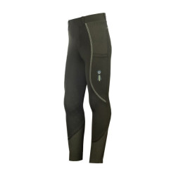 Leggings HKM Claire fondo 1/1 in silicone Grigio verde