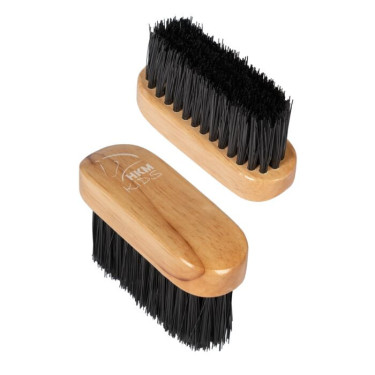 Set di toelettatura HKM in legno Hobby Horsing Naturale Marrone