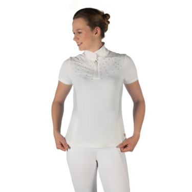 Polo da concorso equitazione donna HKM Skadi