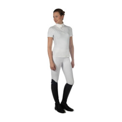 Polo da concorso equitazione donna HKM Skadi
