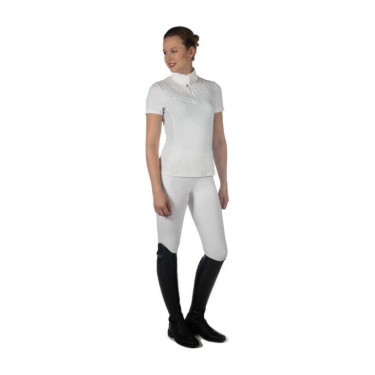 Polo da concorso equitazione donna HKM Skadi