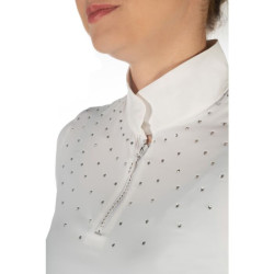 Polo da concorso equitazione donna HKM Skadi