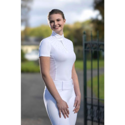 Polo da concorso equitazione donna HKM Skadi