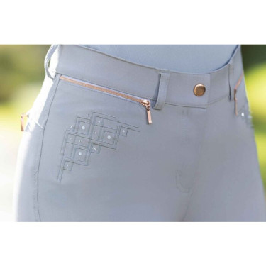 Pantaloni HKM Rosegold Sparkle Style 1/1 in silicone Grigio / oro rosa