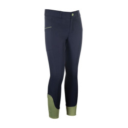 Pantaloni HKM Claire con fondo intero in silicone Blu scuro Pantaloni HKM Claire con fondo intero in silicone Blu scuro