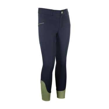 Pantaloni HKM Claire con fondo intero in silicone Blu scuro Pantaloni HKM Claire con fondo intero in silicone Blu scuro