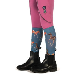 Calzini HKM Pony Club Blu grigio Calzini HKM Pony Club Blu grigio