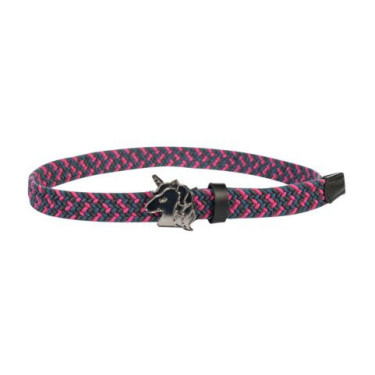 Cintura elastica HKM Claire Kids Rosa / verde