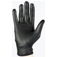 Guanti in pelle e mesh da donna Horze Nero Guanti in pelle e mesh da donna Horze Nero