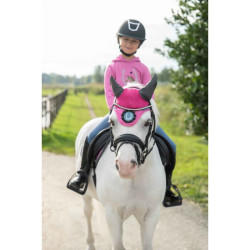 Cuffia antimosche pony Shetland HKM per equitazione Cuffia antimosche pony Shetland HKM per equitazione