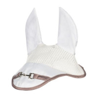 Cuffia anti-mosche HKM Golden Bit Bianco
