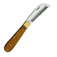 Coltello taglia criniera HKM Legno Beige