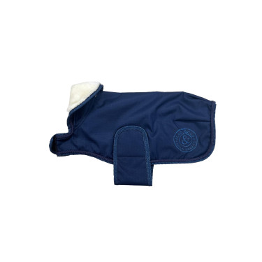 Cappotto impermeabile/pile per cane Gorla Flags & Cup Marina Blu marino