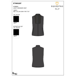 Gilet equitazione donna Foldable Equestro impermeabile