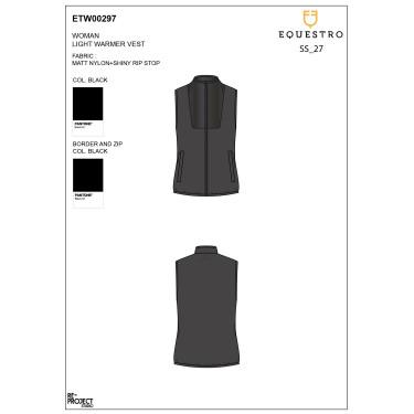Gilet equitazione donna Foldable Equestro impermeabile