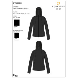 Giacca softshell equitazione donna Equestro Foldable