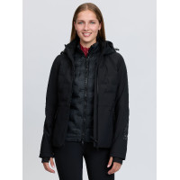 Giacca ibrida impermeabile 3 in 1 Brooke LeMieux donna Nero